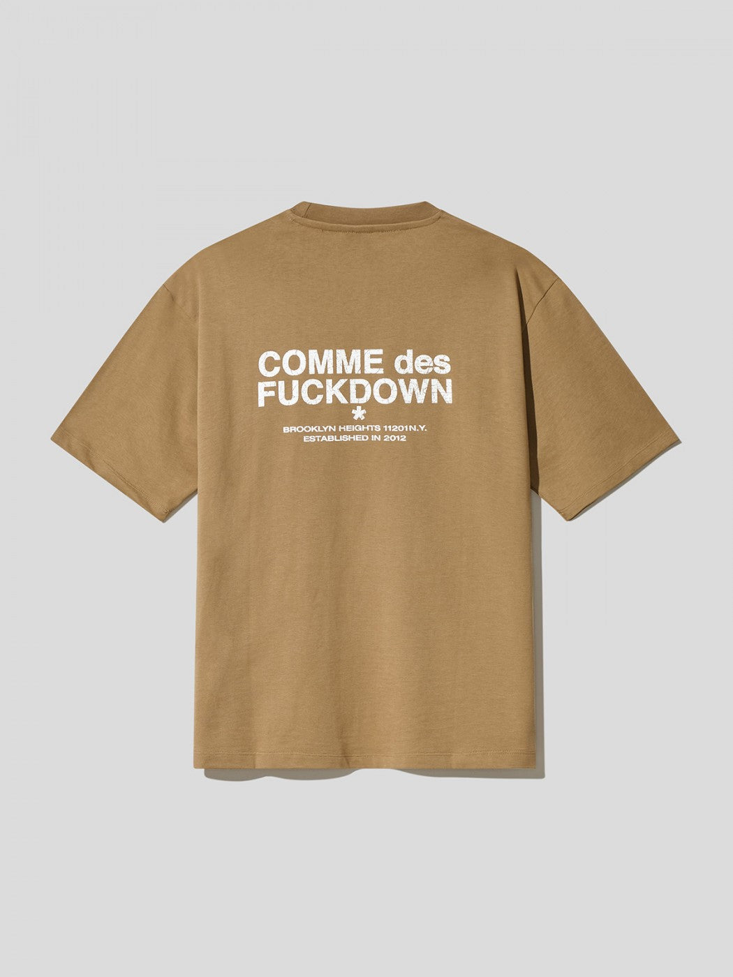 T-Shirt In Jersey Lavata Con Stampa Sul Cortez