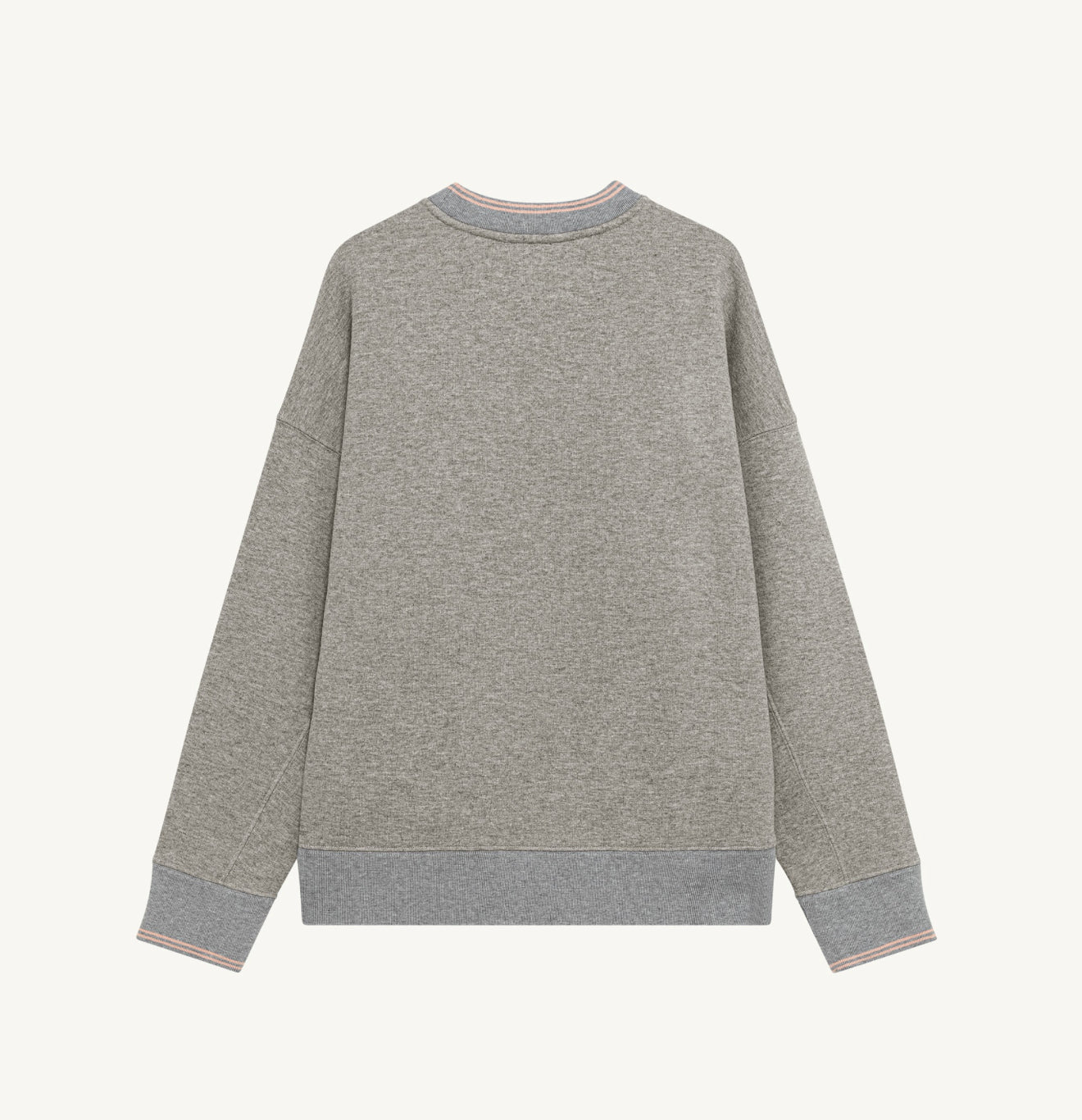 College check sweatshirt