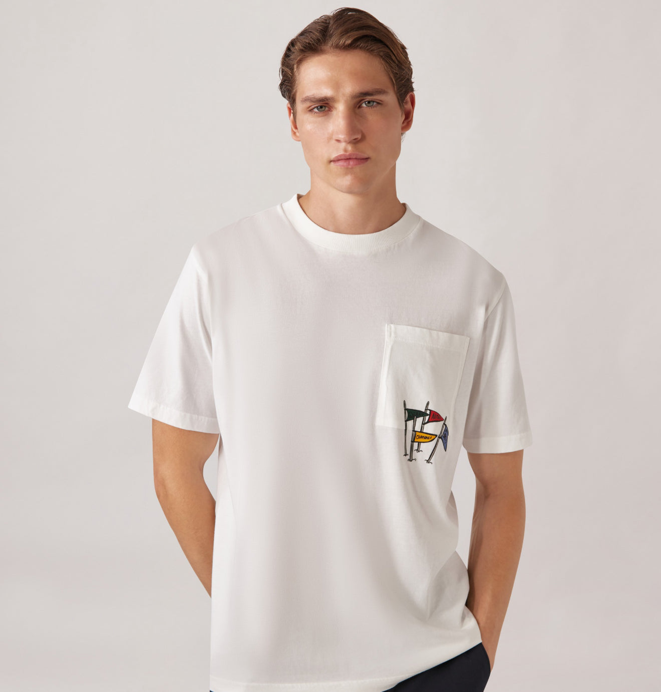 Flag cotton T-shirt