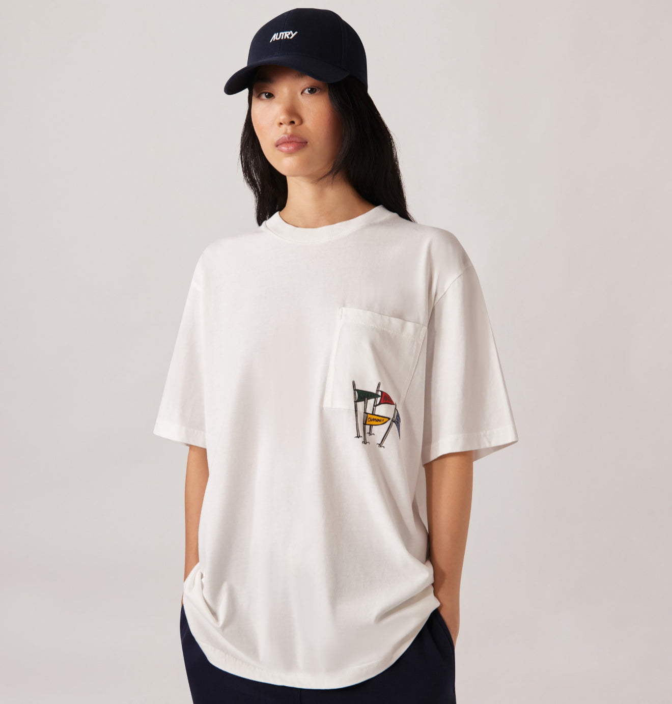 Flag cotton T-shirt