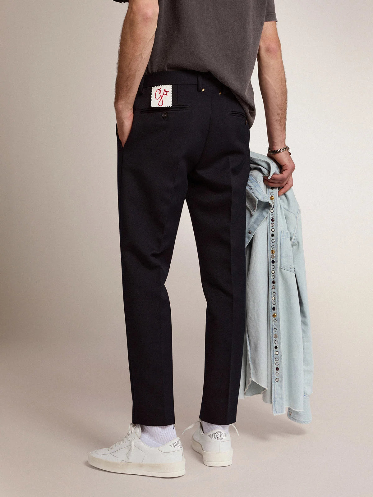 Trousers In Dark Blue