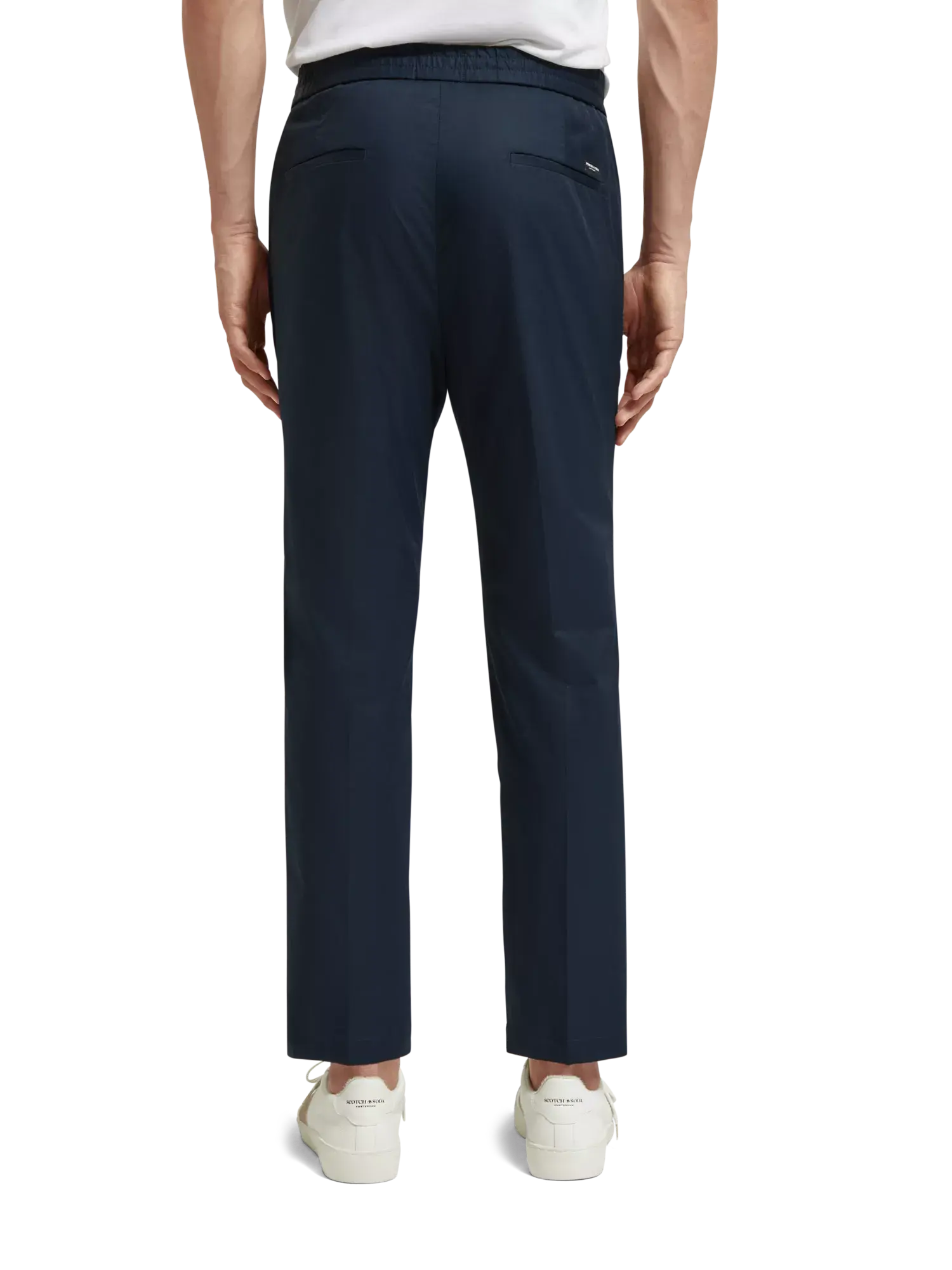 The Morton - Relaxed Slim-Fit Stretch Poplin Jogger - Navy