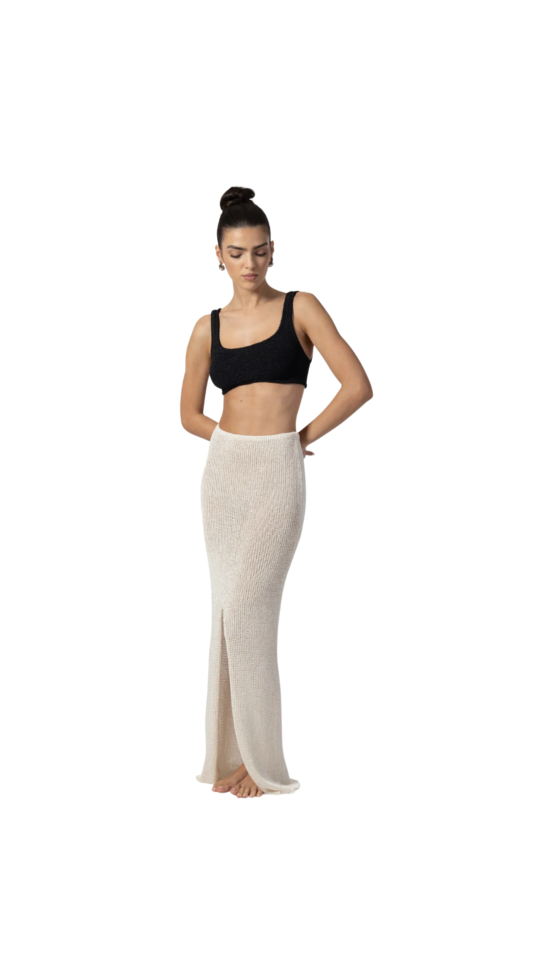 Bruna skirt white