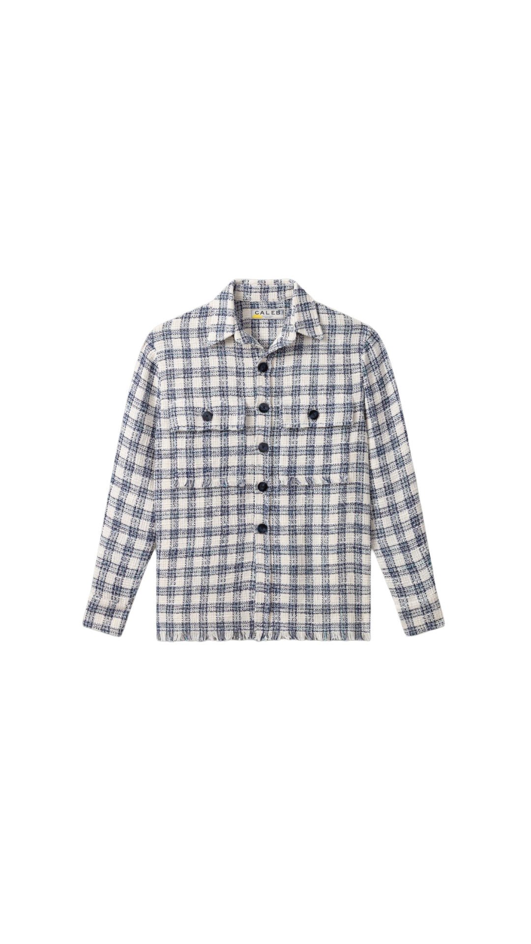 Tweed shirt - navy