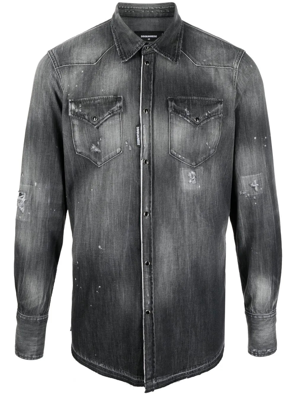 Black Denim Shirt Dsq2