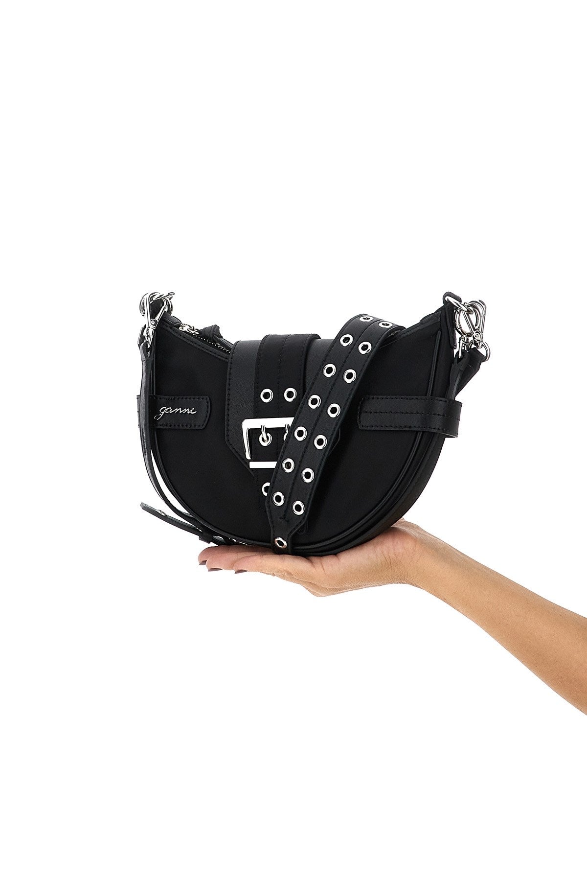 Black Small Bucky Crossbody Bag