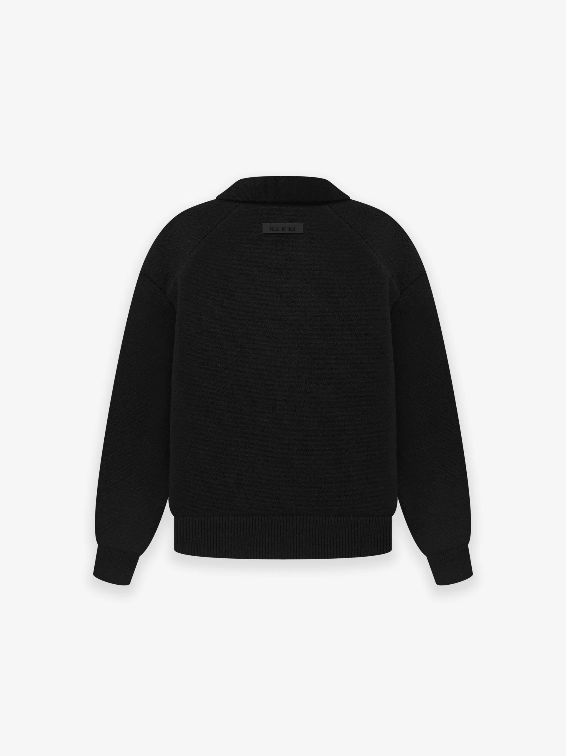 Core Kids Knit Polo - Jet Black