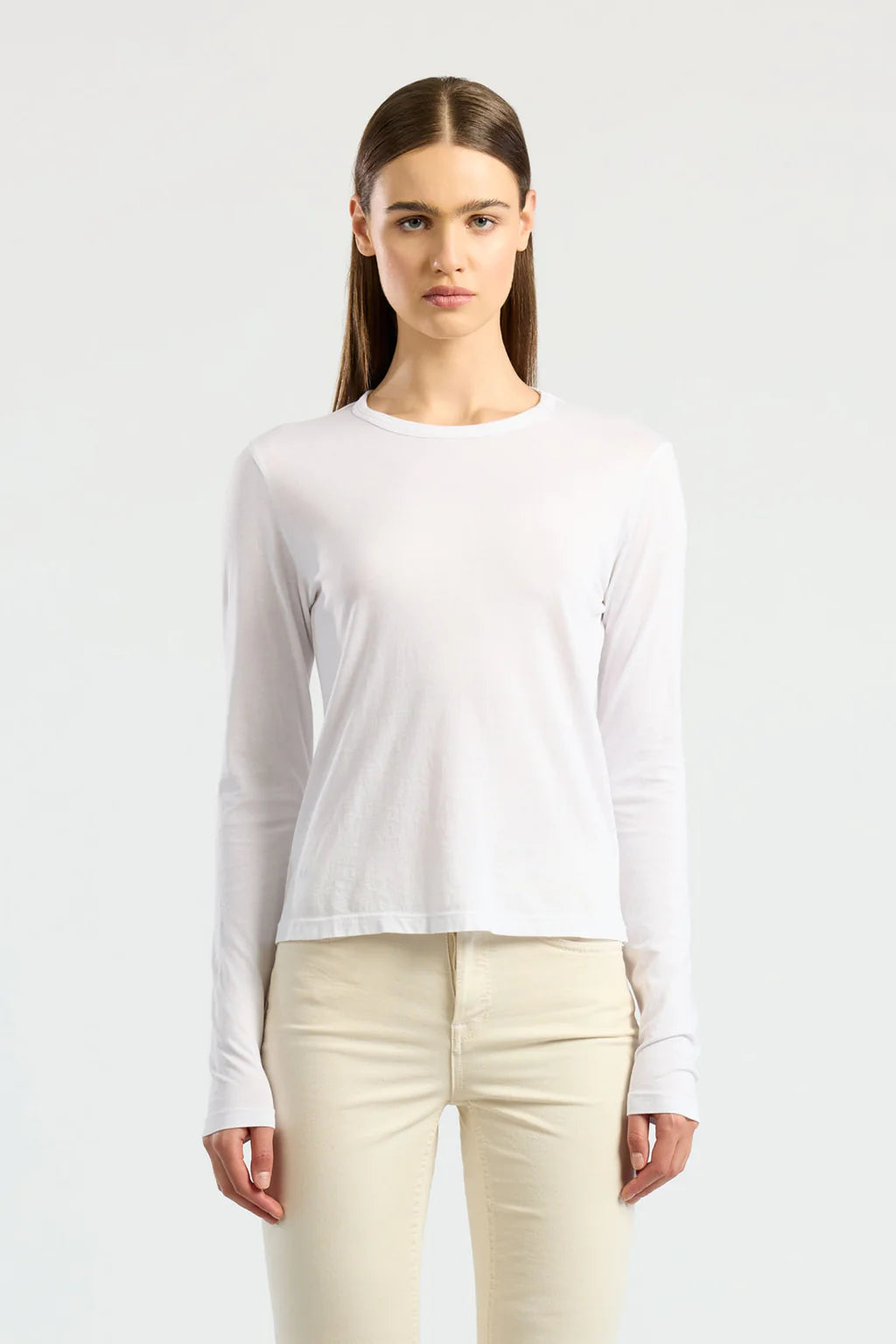 W Standard Ls Shirt - White