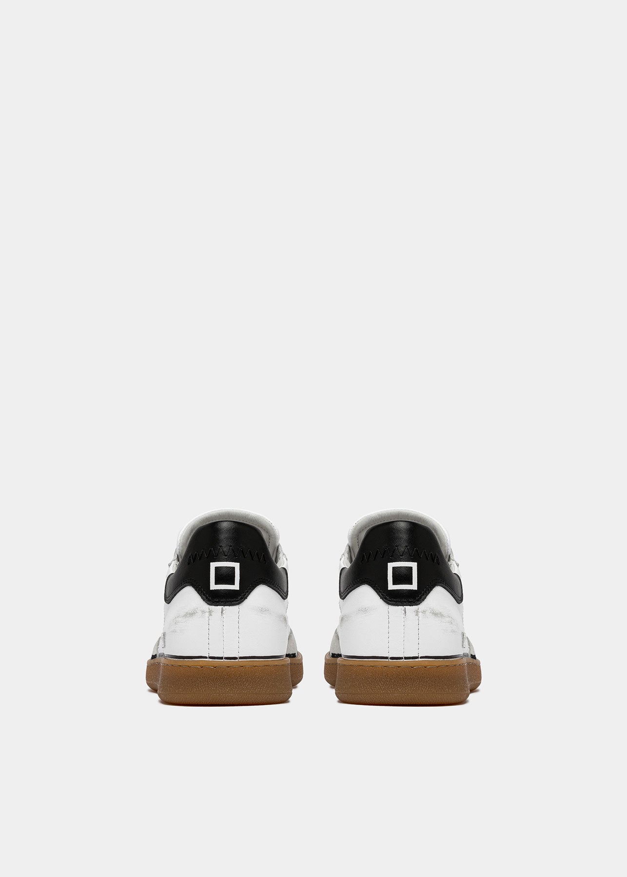 Sporty Low Calf White-Black