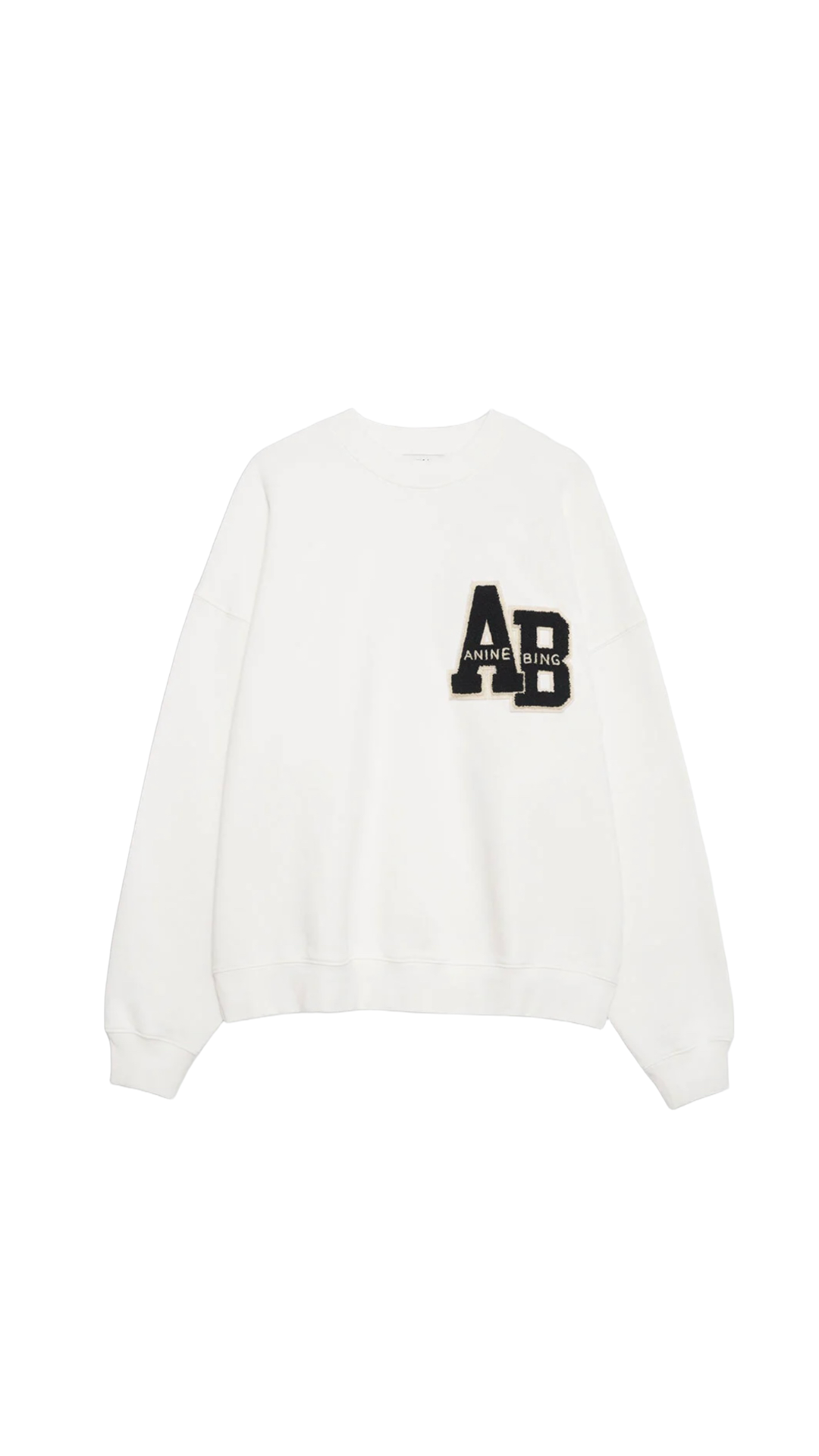 Miles sweatshirt lettering