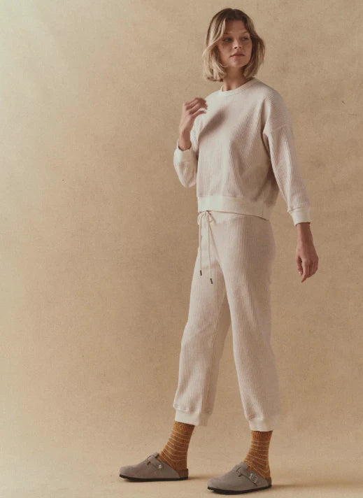 The Corduroy Lantern Pant - Washed White