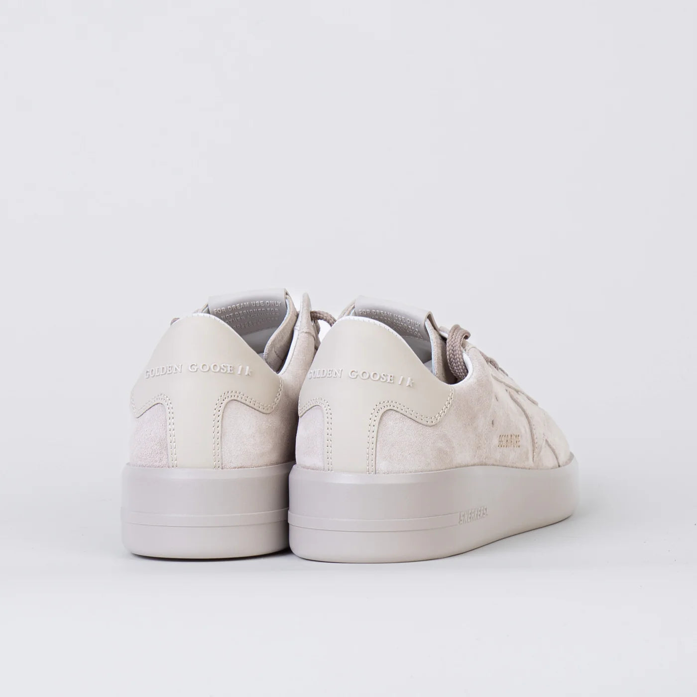 Grey pure star suede