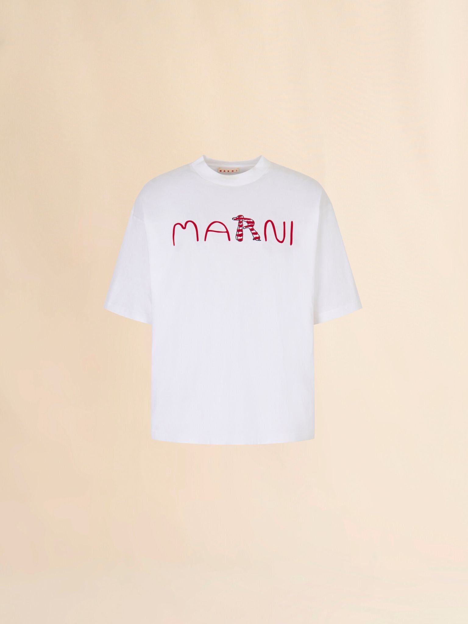 Marni logo flock with fluffy dog