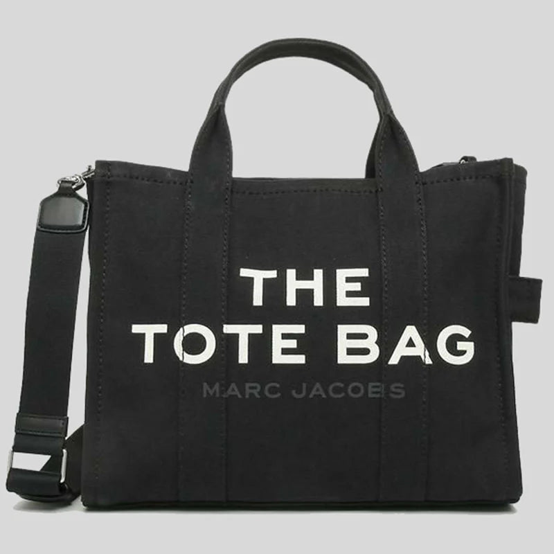 Black tote bag