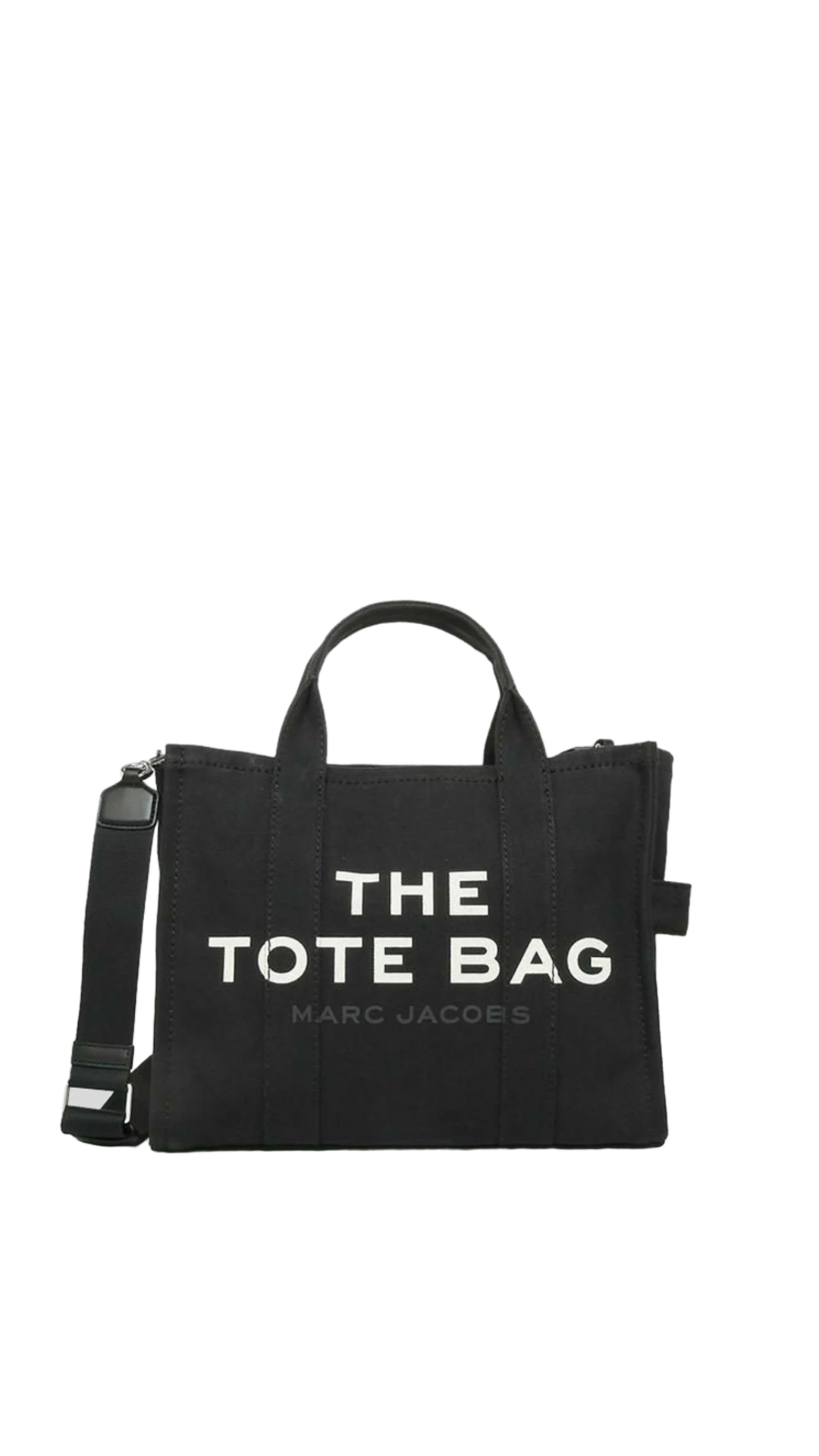 Black tote bag