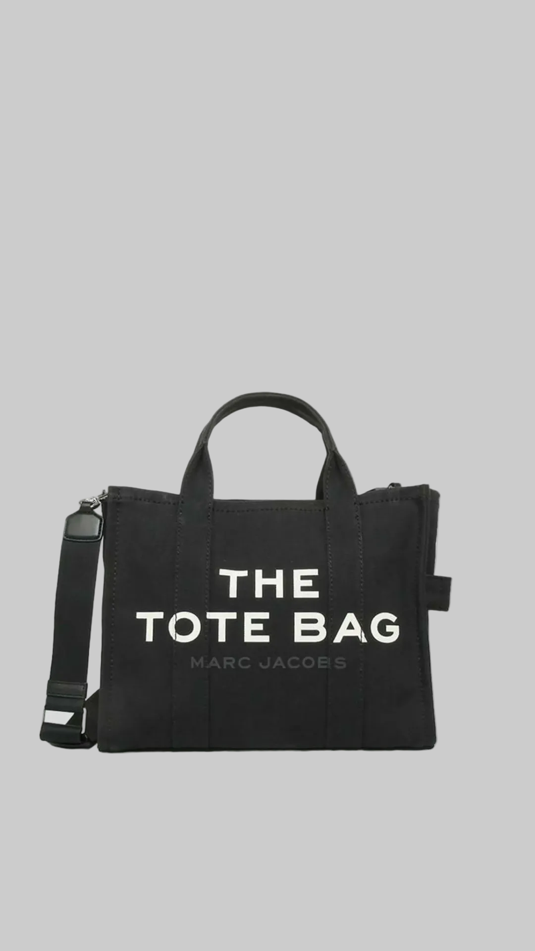 Black tote bag