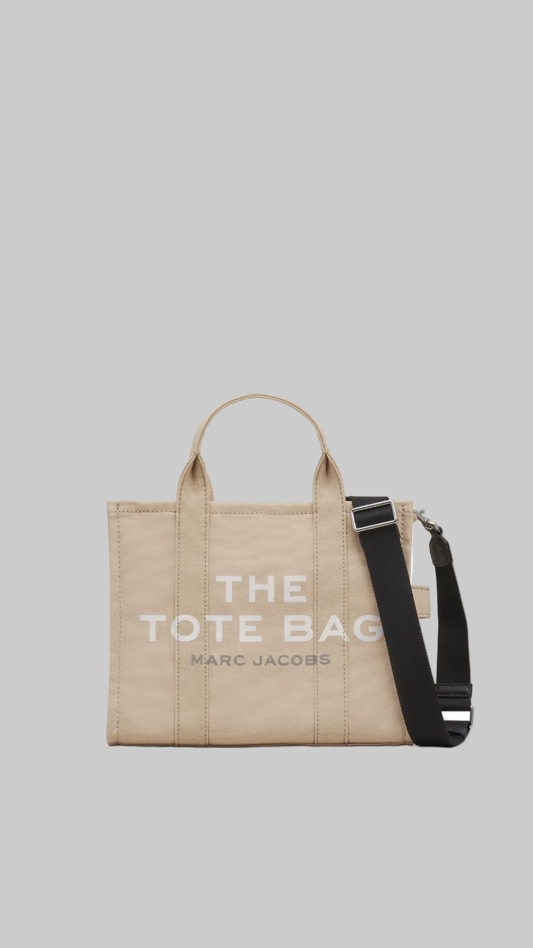 Beige tote bag