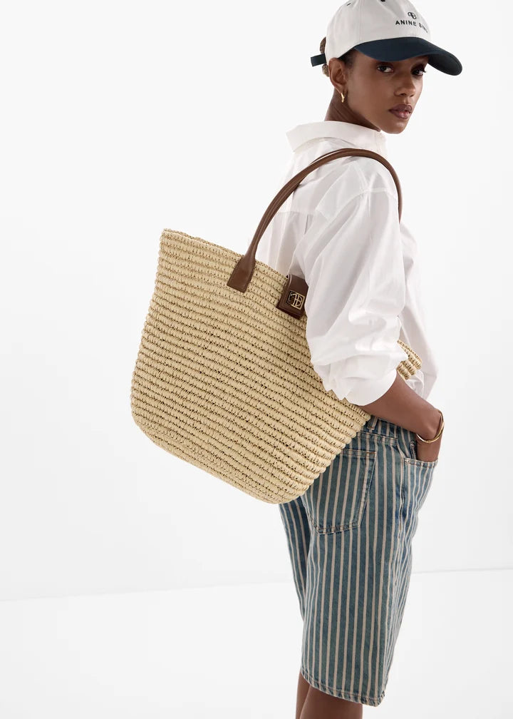 Lou raffia bag