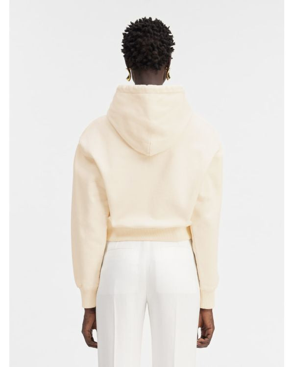 Le hoodie gros grain - beige