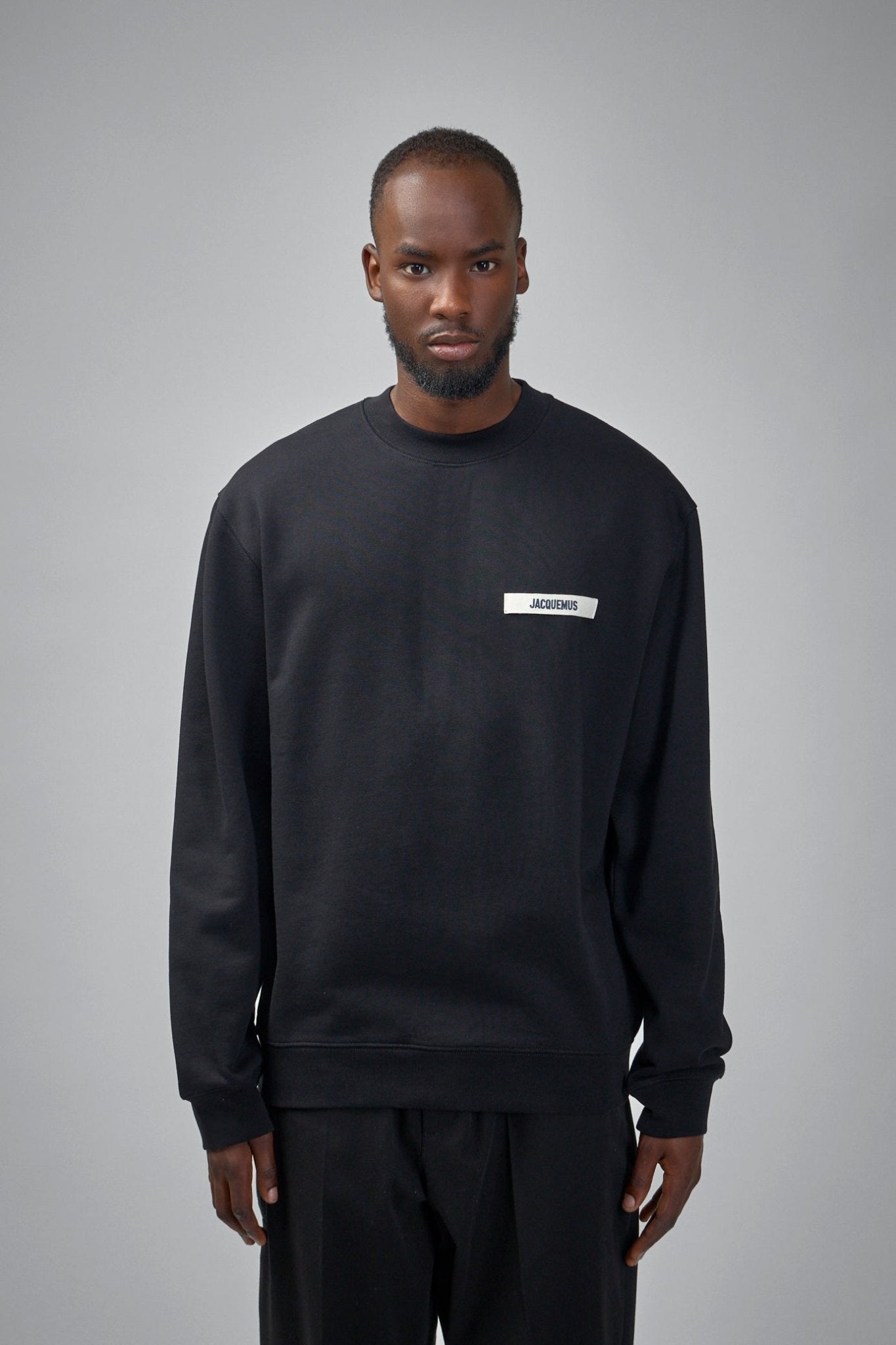 Le sweatshirt gros grain - black