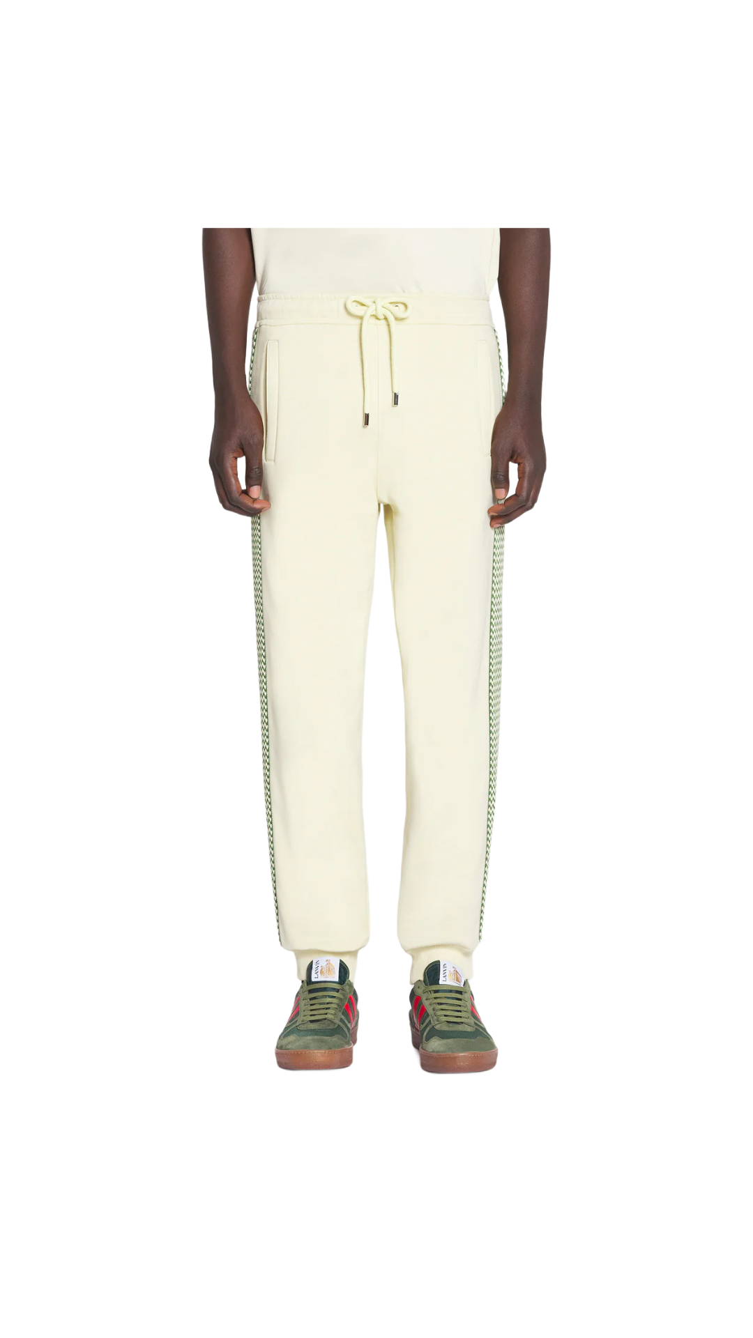 Curb Cotton Pants - beige