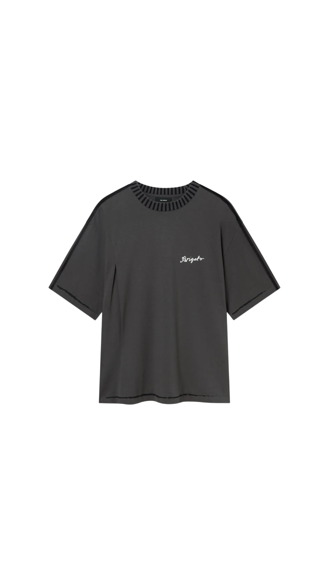 Seam relaxed grey T-shirt
