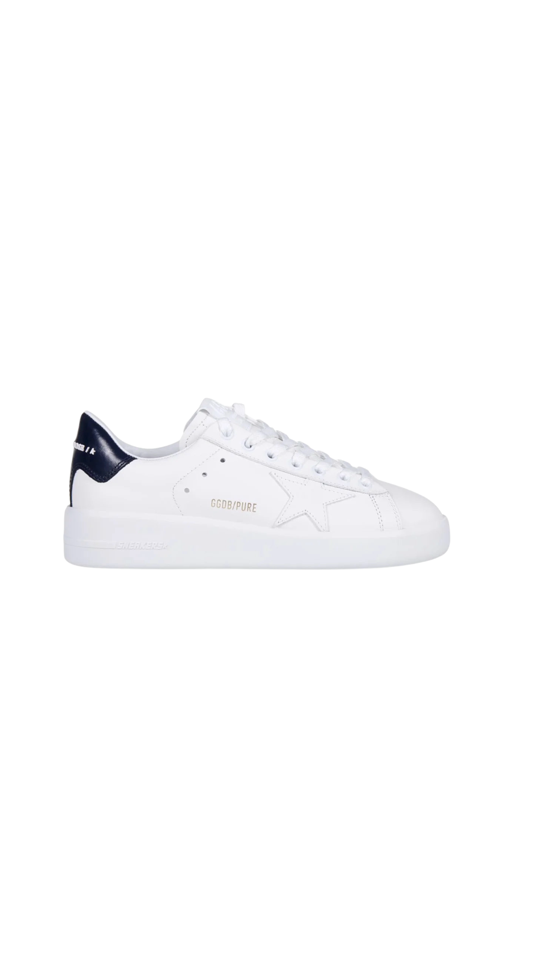 Pure Star White & Navy Sneakers