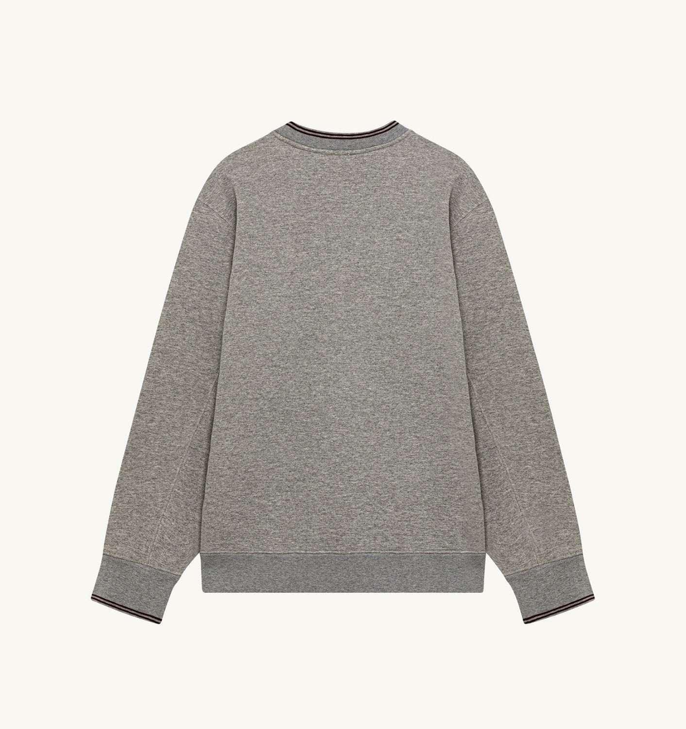 College check sweatshirt