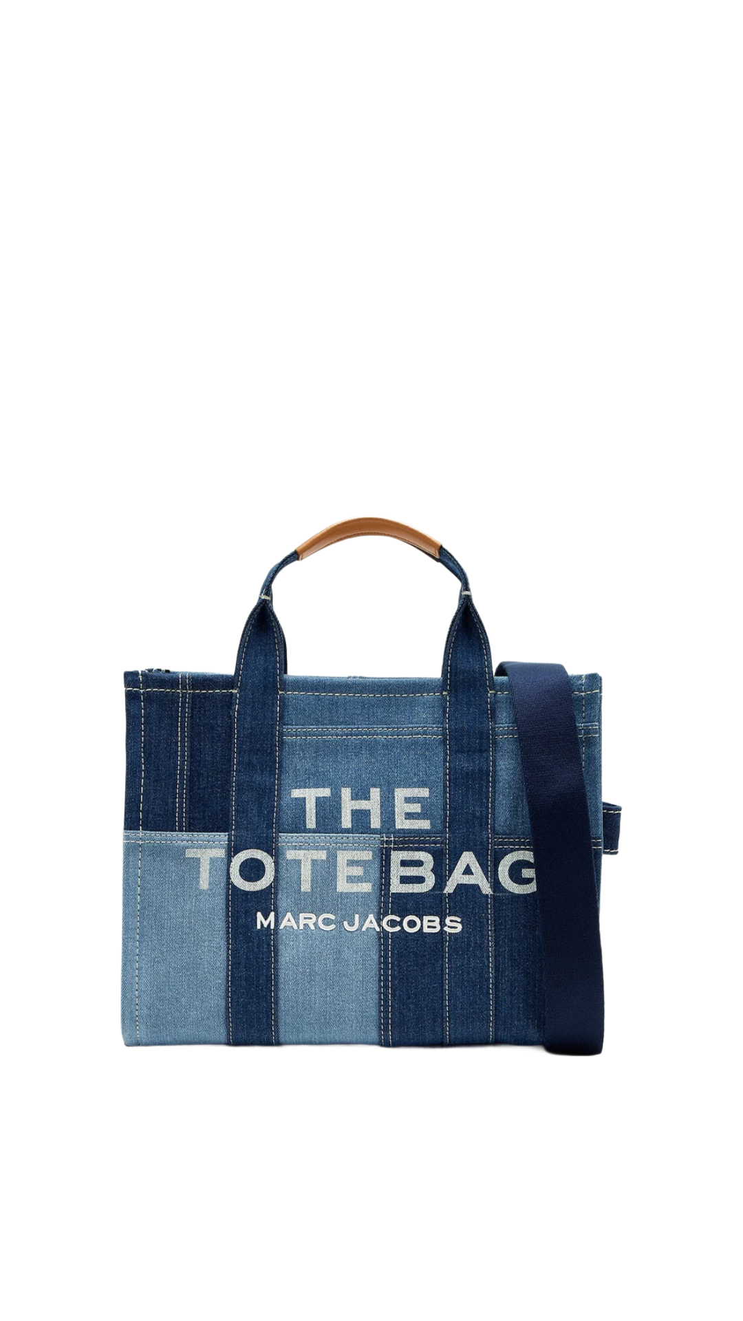 The denim medium tote bag