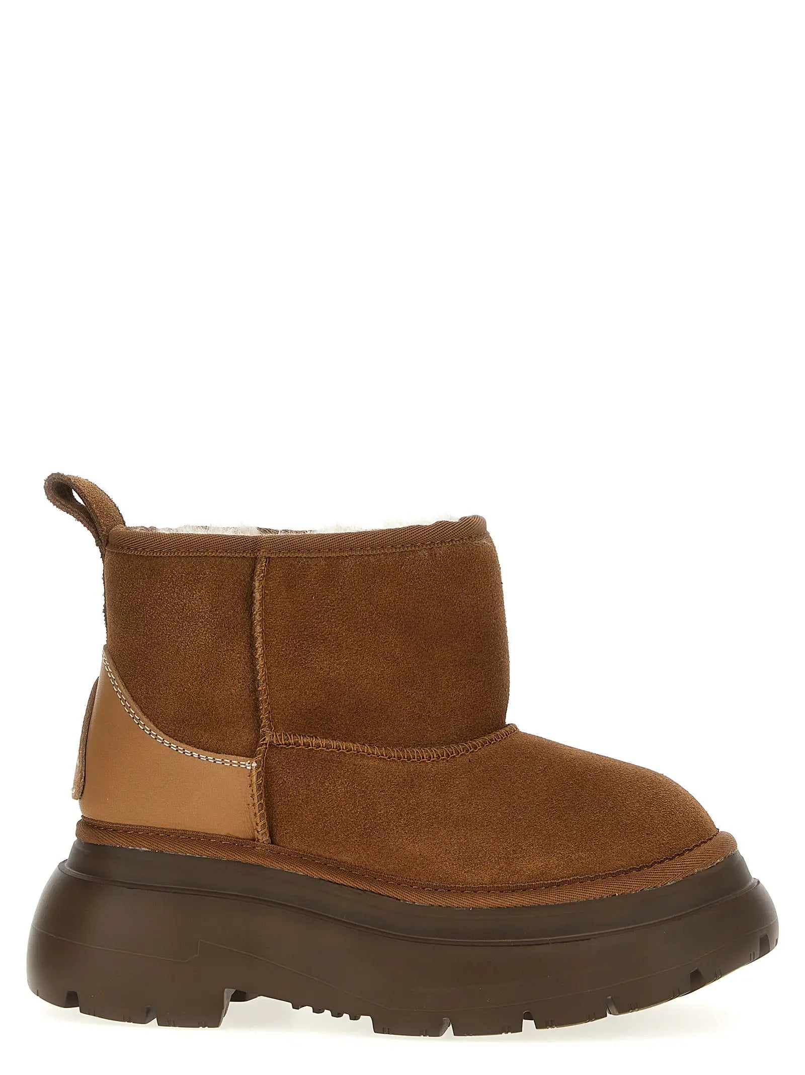 Platform Suede Ankle Boots