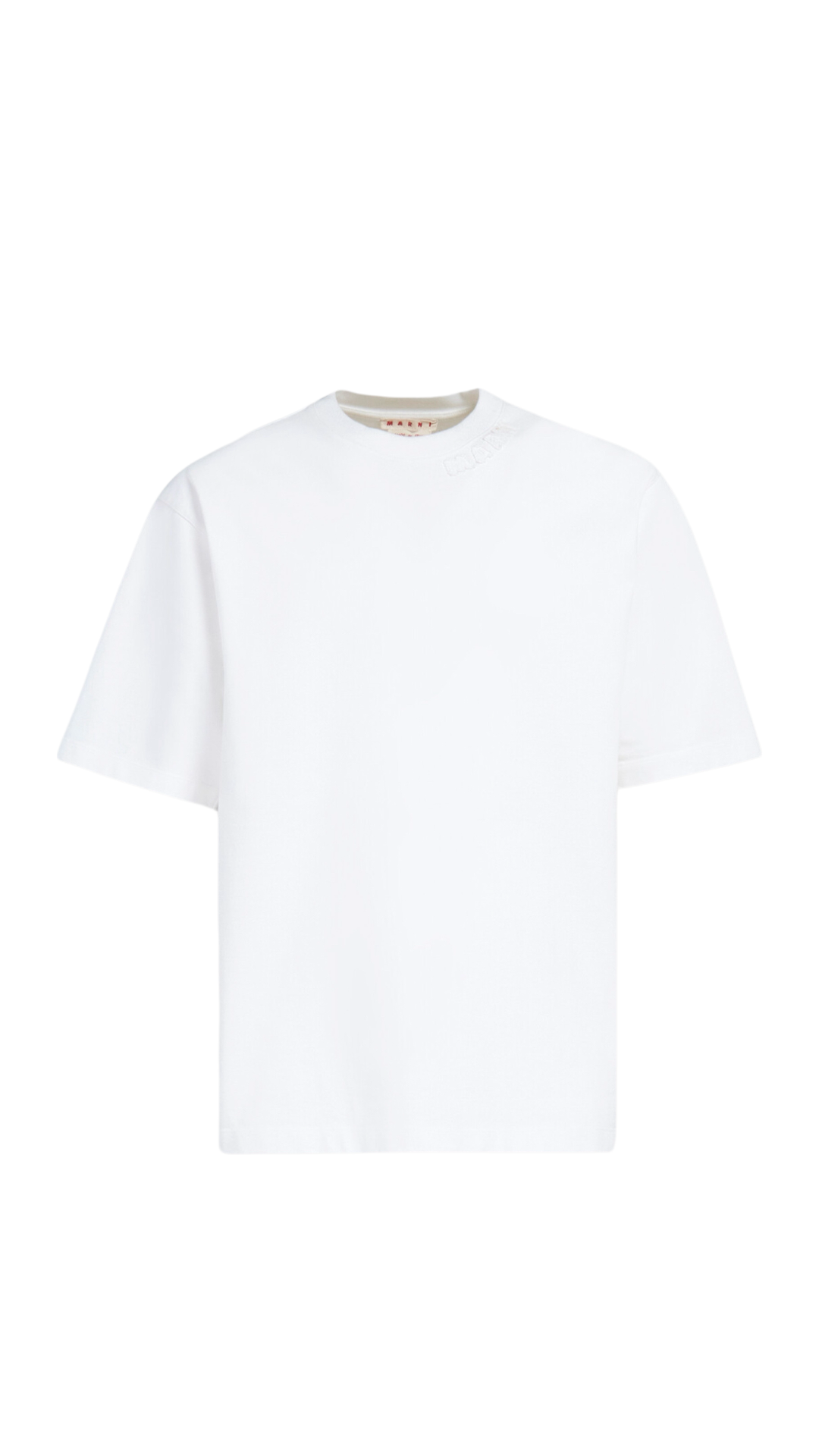 Cotton oversized T-shirt with patches