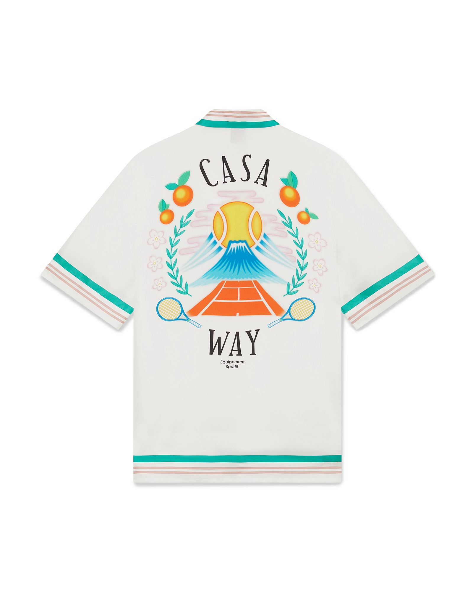 Casa Way Short-Sleeve Silk Shirt