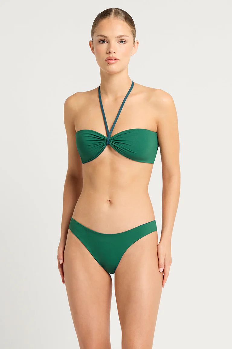 Siara reversible bikini - petrol blue + forest