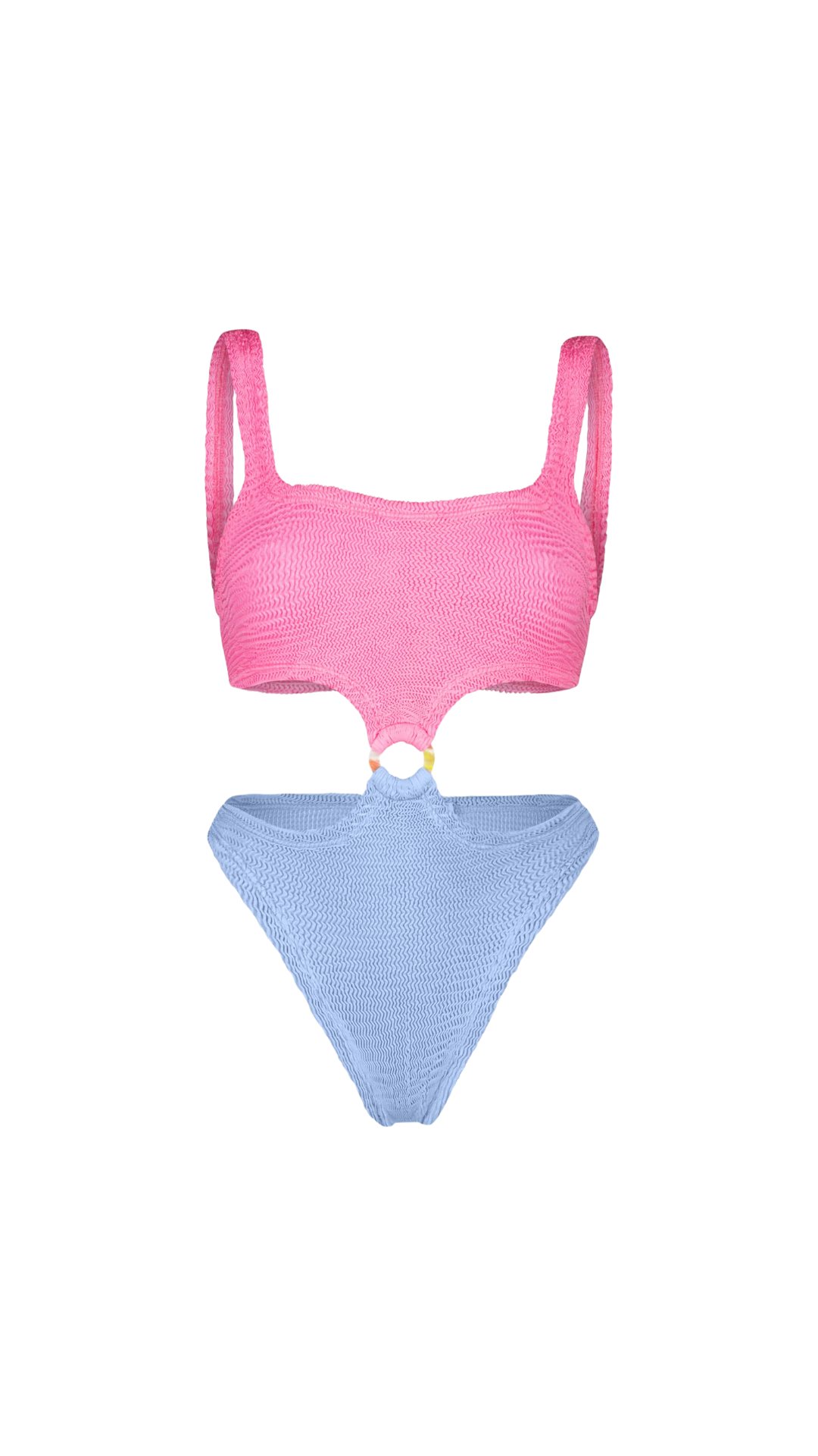 Olivia bubble gum / lavender one piece