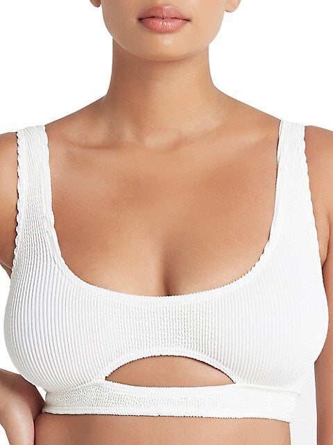 Optic White Sasha Crop