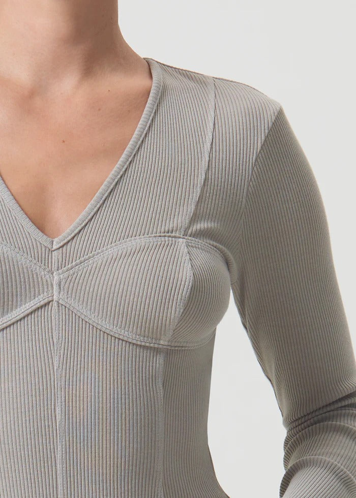 Devlin Bodysuit - Rice Paper