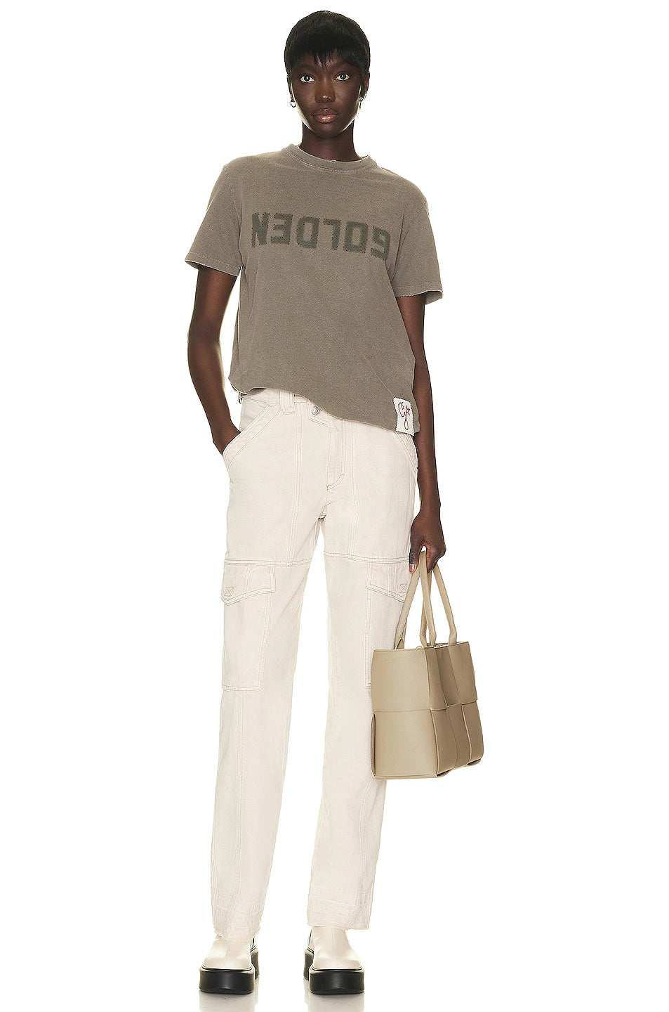 Olive-Green Slim Fit T-Shirt