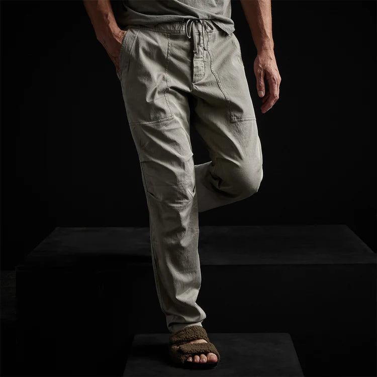 Arsenic Pigment Army Cotton Slub Utility Pant