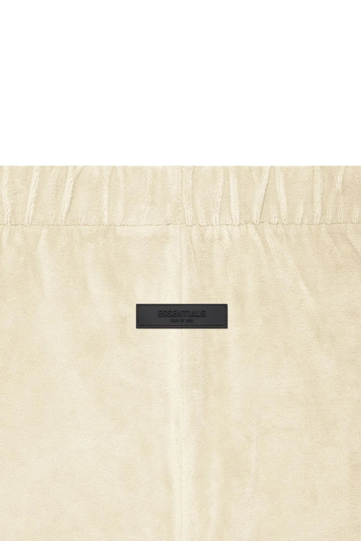 Velour Beach Short Egg Shell