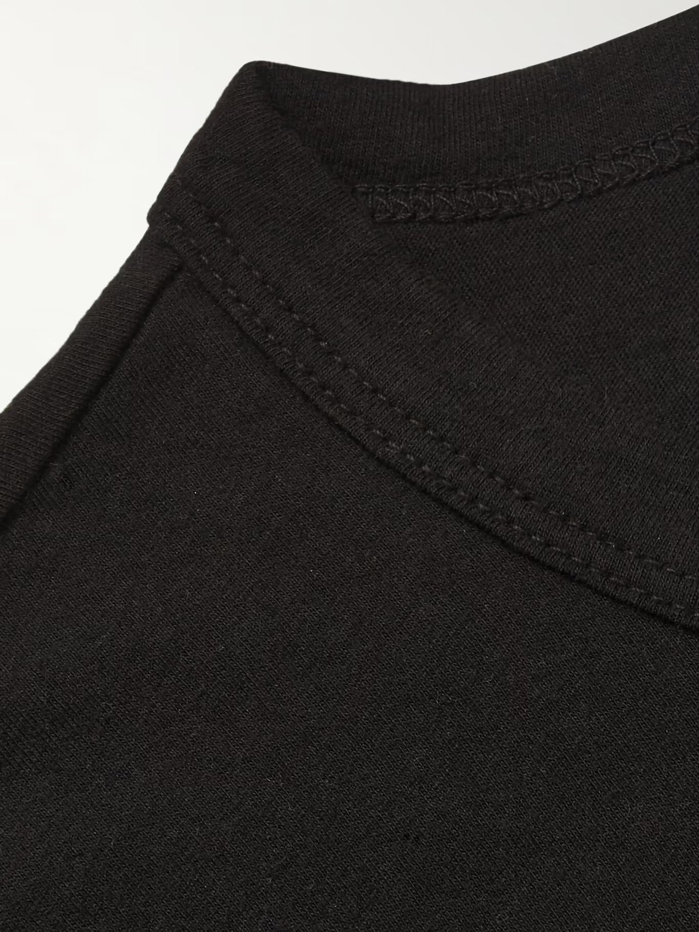 Cotton Jersey Black T-Shirt