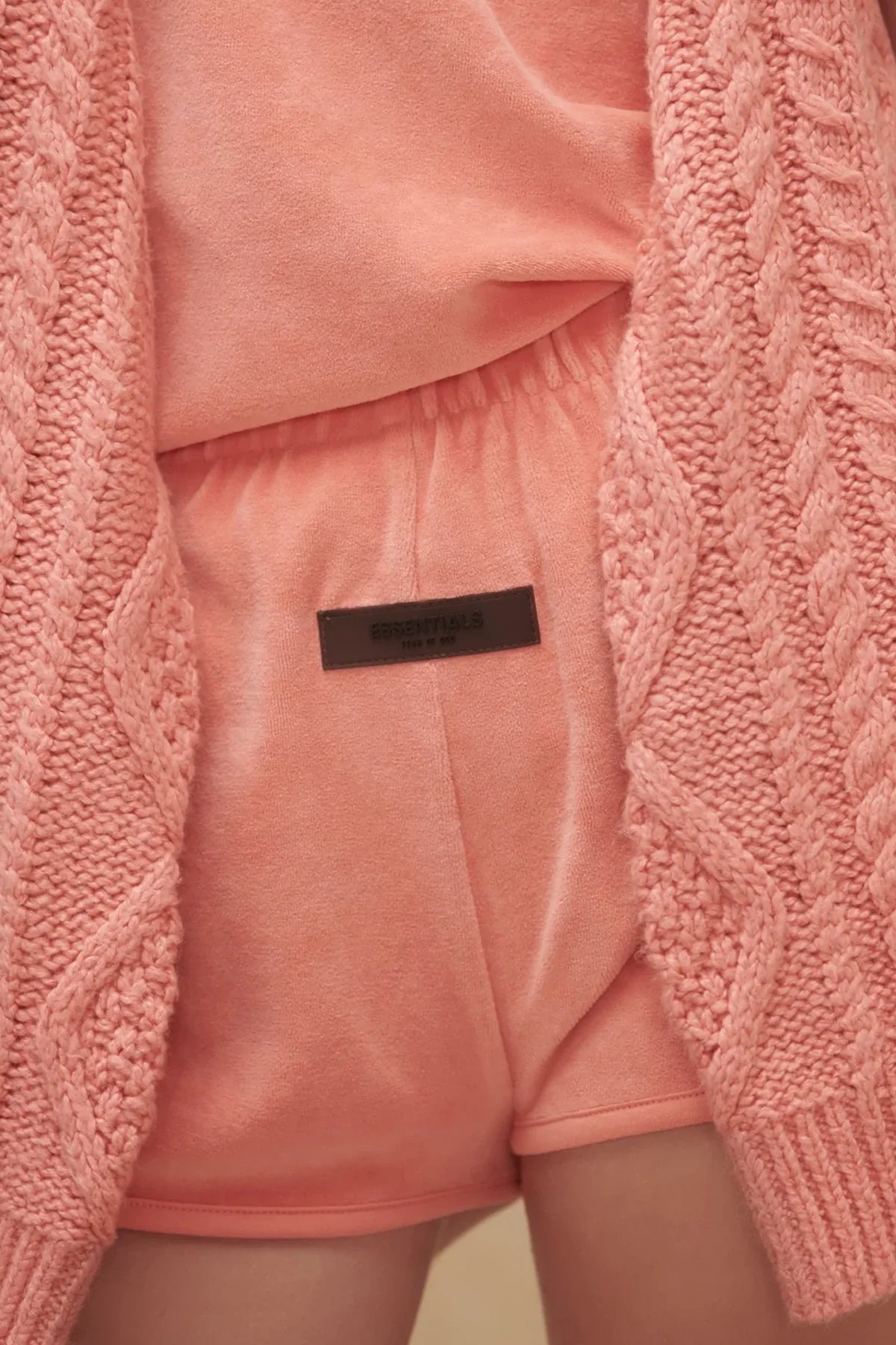 Velour Short Coral