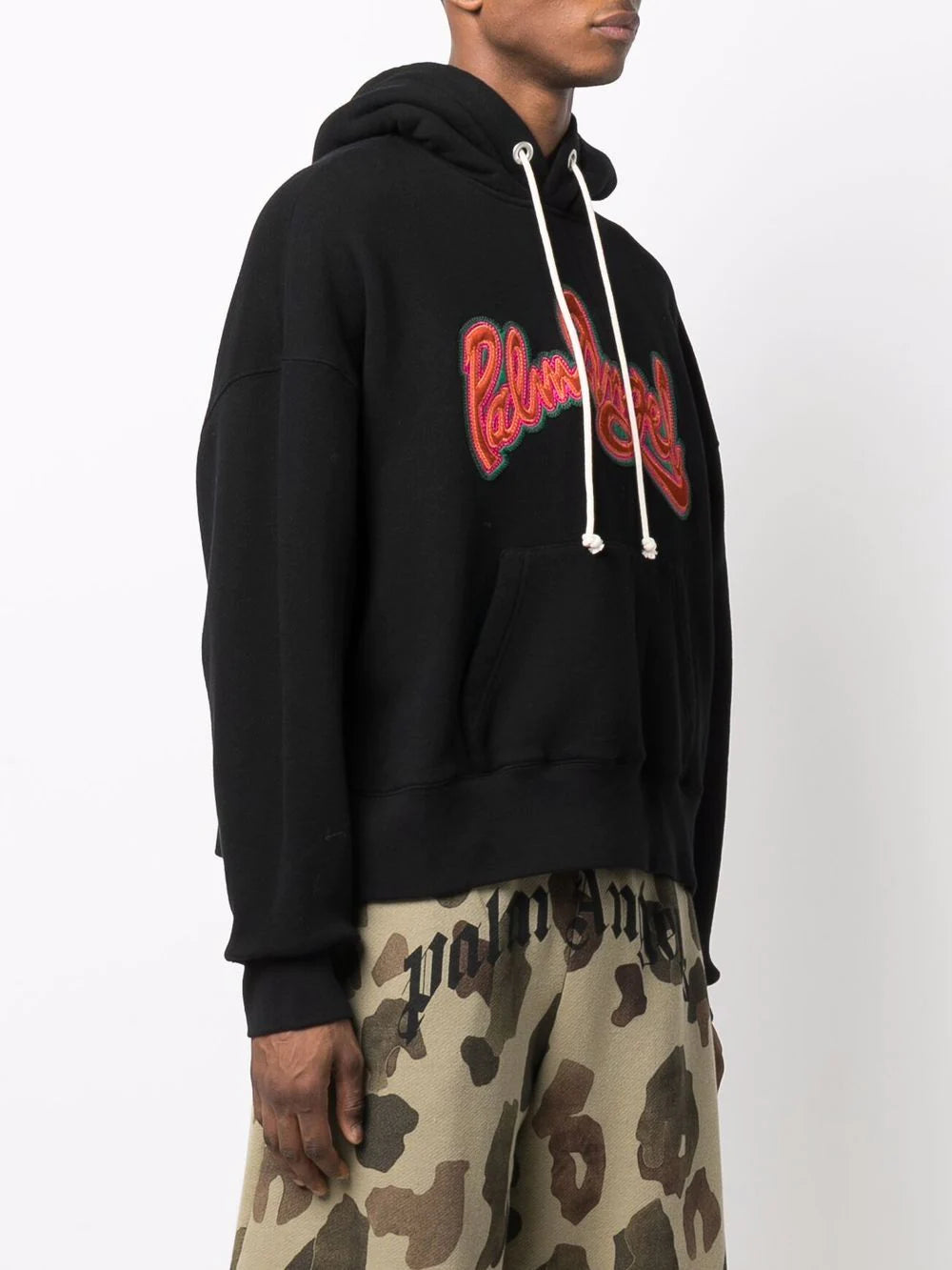 Seasonal Logo Black Orange Hoodie