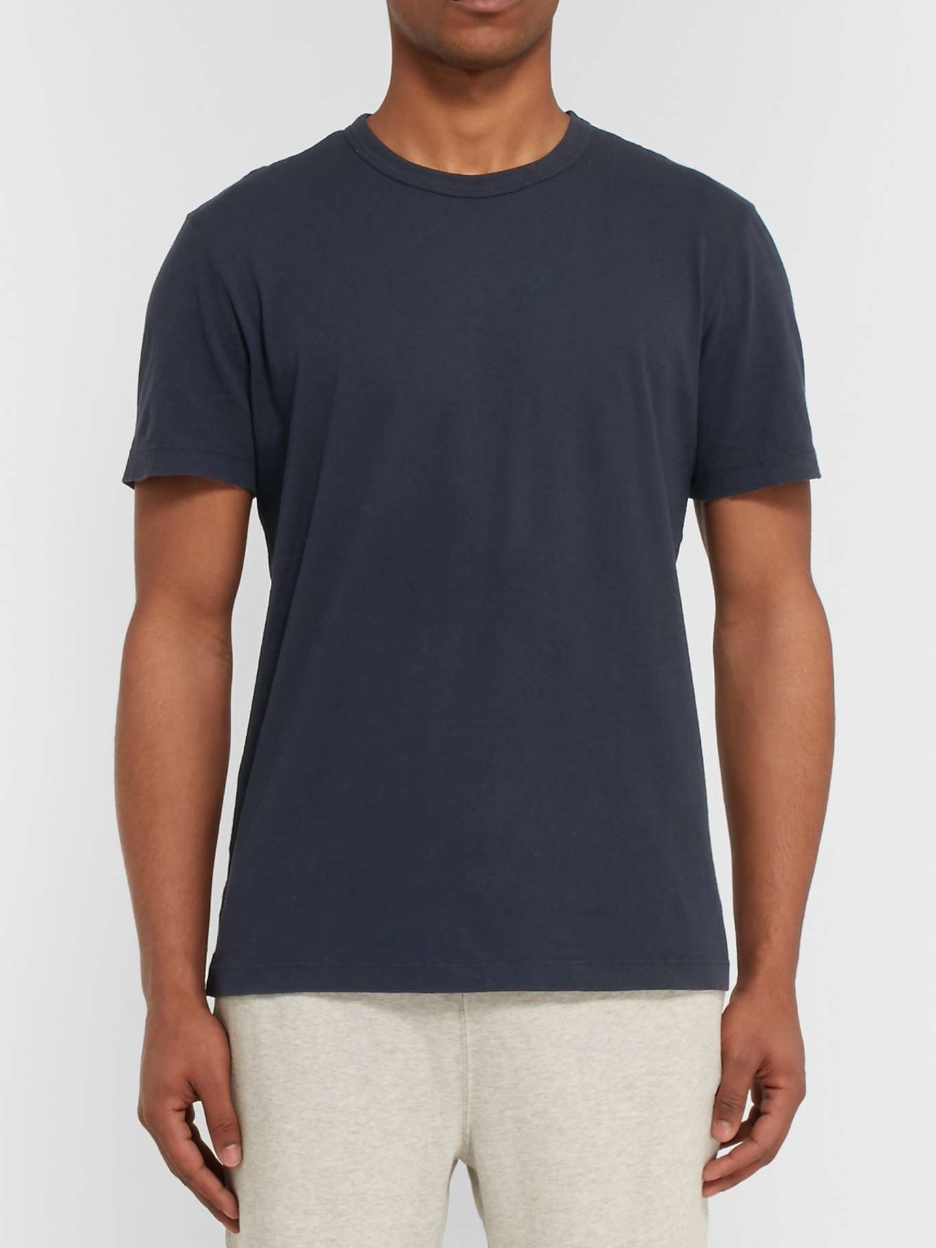 Cotton Jersey Blue T-Shirt