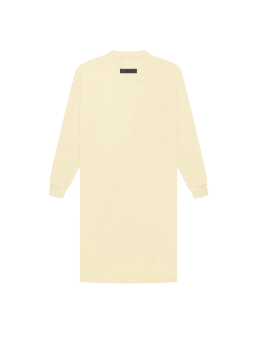 Ls Tee Dress Egg Shell