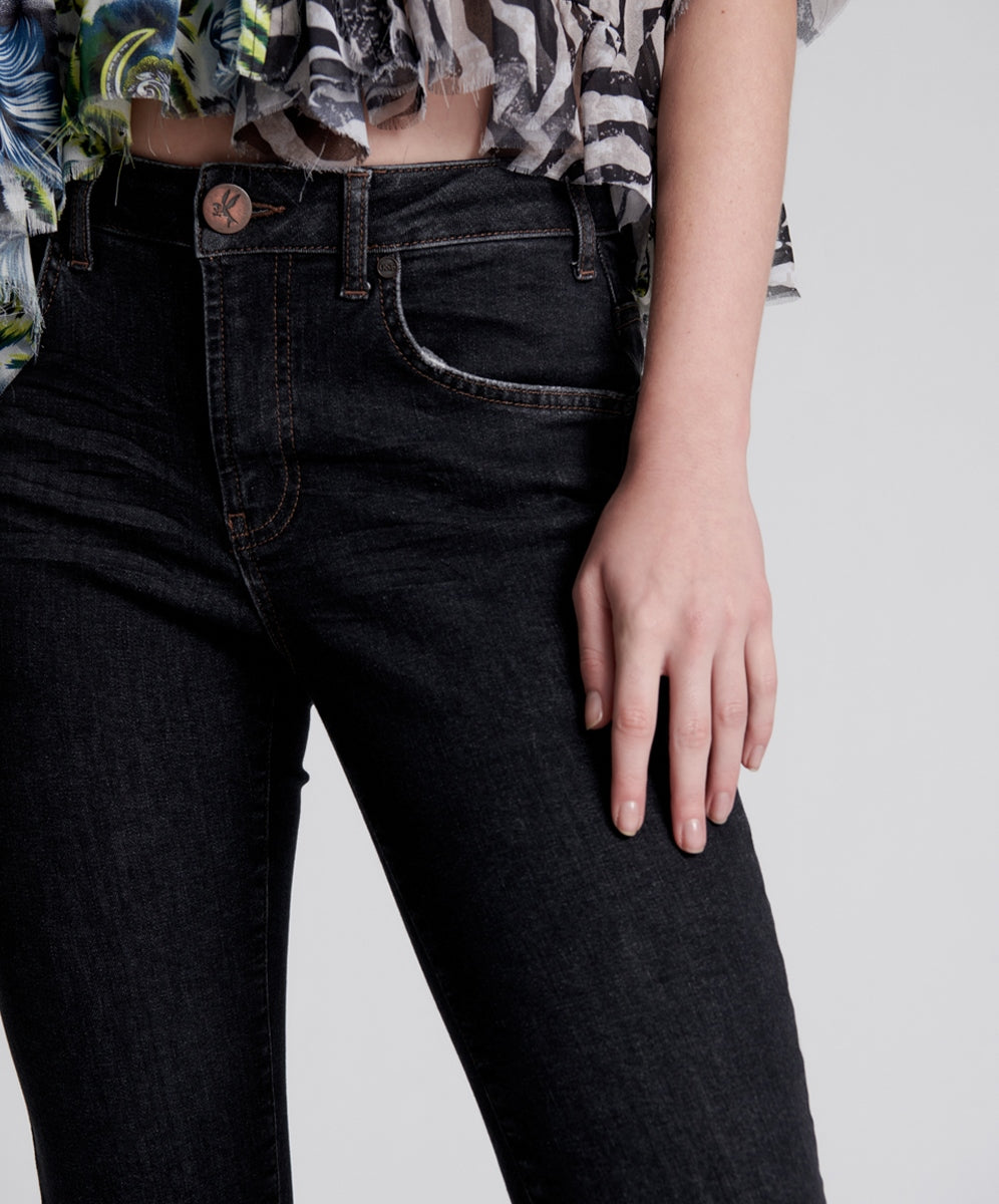 Worn Black Freebirds Ii High Waist Jeans