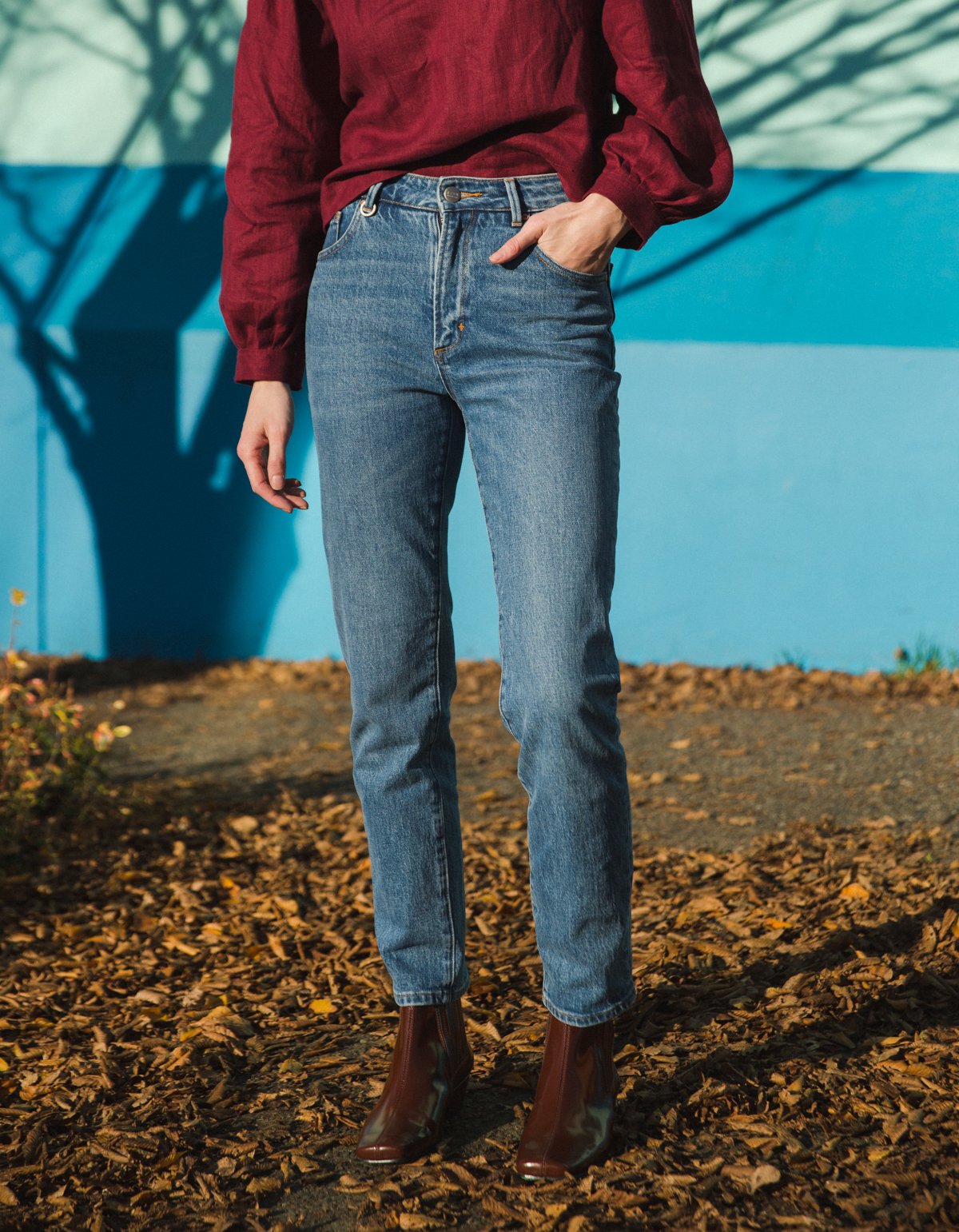 Lexi Straight Jeans Zero Ramones