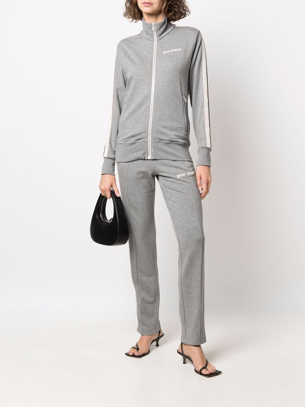 Chenille Track Melange Grey Jacket
