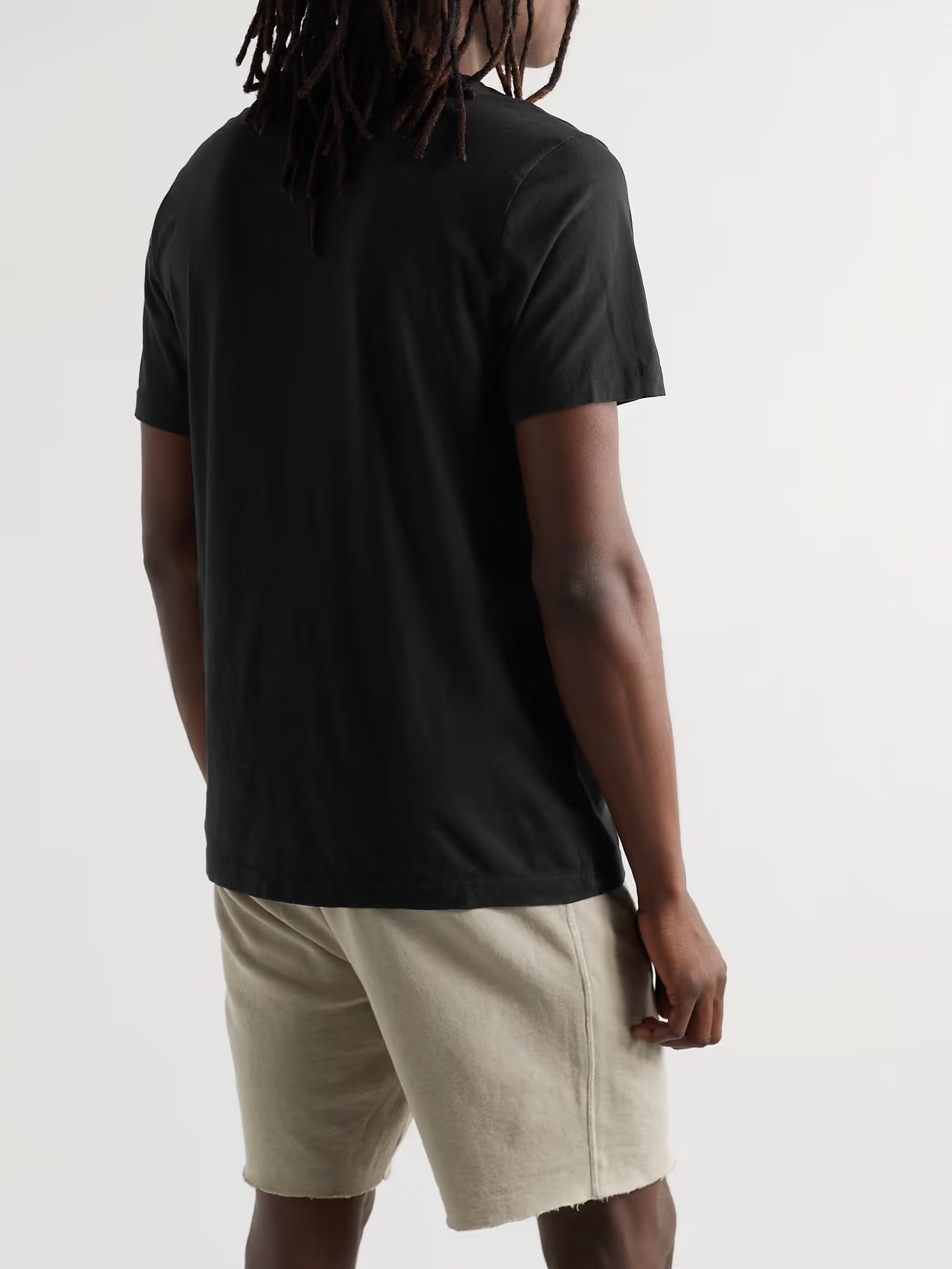 Cotton Jersey Black T-Shirt