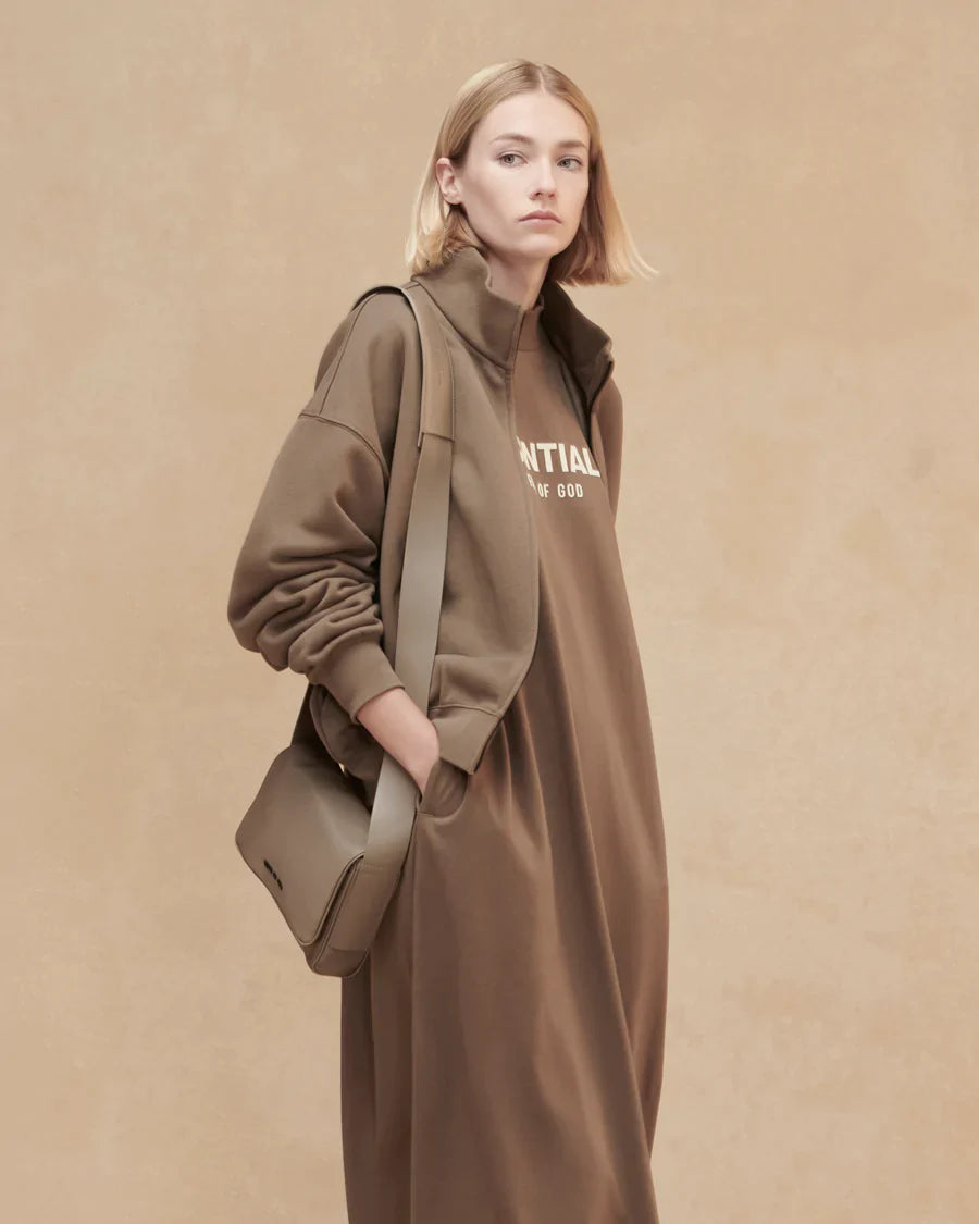 Ls Tee Dress Smoke