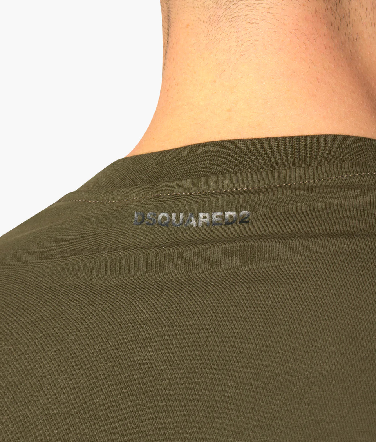 Green Icon Band Round Neck T-Shirt